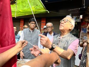 রাজ্য দপ্তরে সংগঠনের পতাকা উত্তোলন